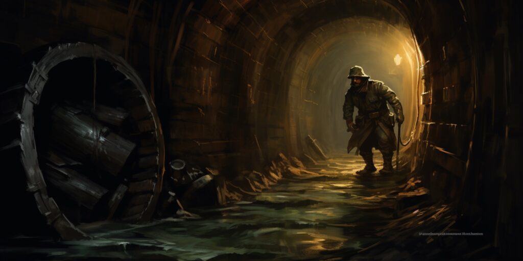 Sewer Hunter Scavenging Victorian Sewers
